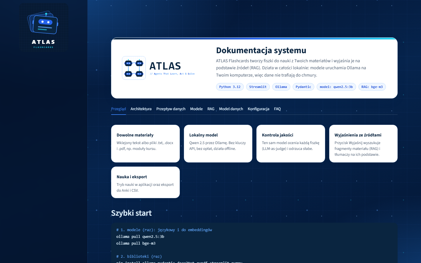 Wbudowana dokumentacja systemu z diagramami
